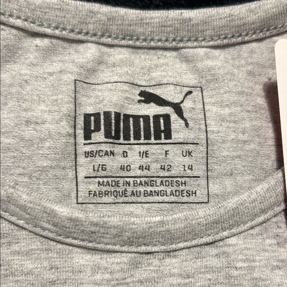 Puma Light Gray Heather Logo Dress - Picture 3 of 5